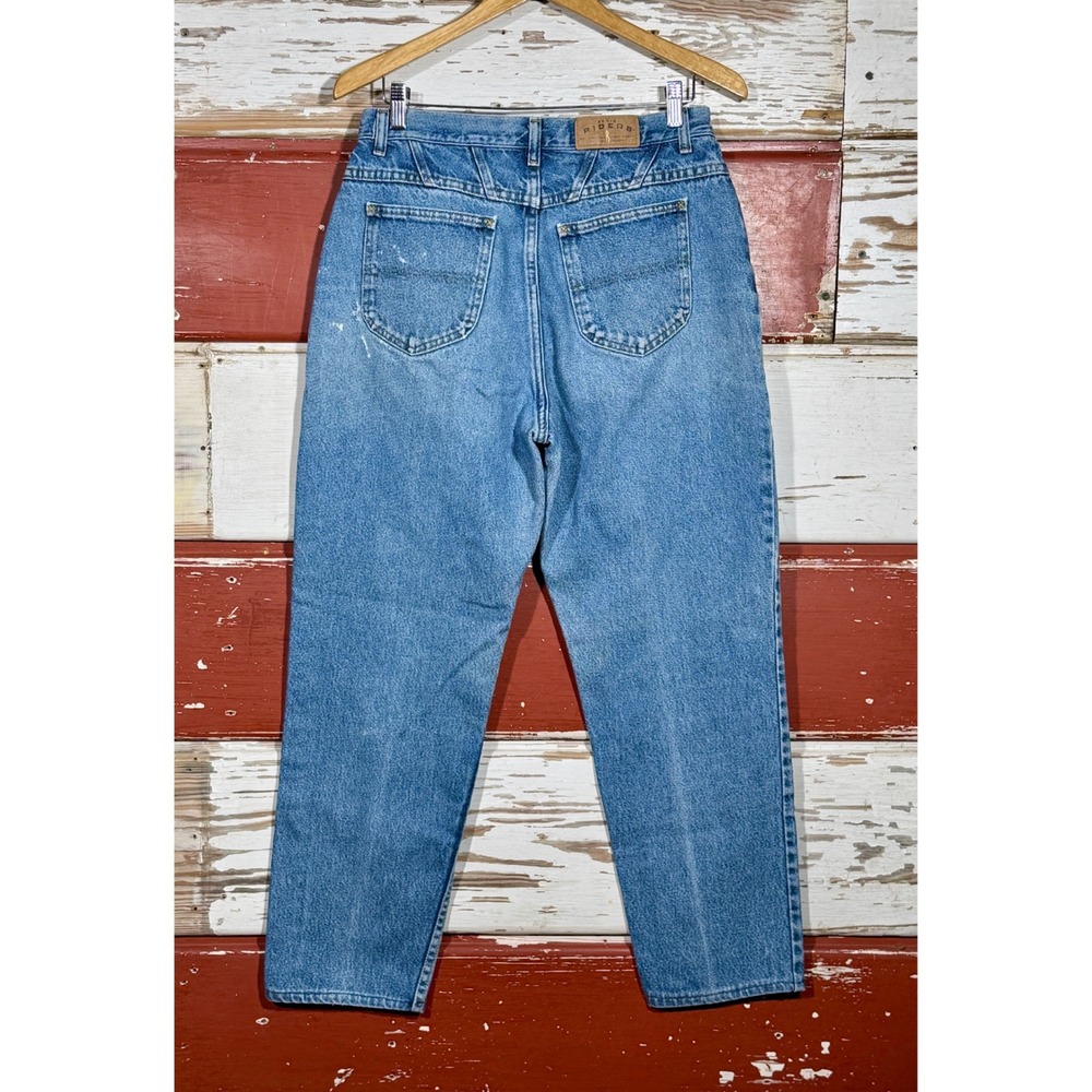 Vintage Lee Riders Mom Jeans High Waist Denim Light‎ Wash Jeans